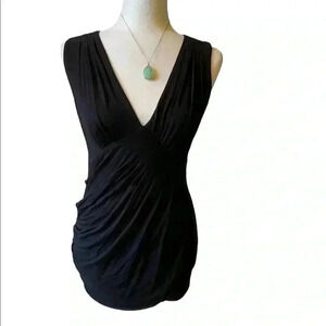 Bailey 44 Black V-Neck sleeveless Size M